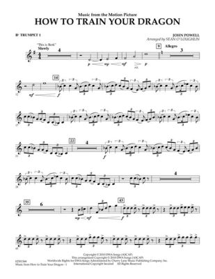 how to train your dragon trumpet sheet music: exploring the nuances of dragon-themed musical compositions